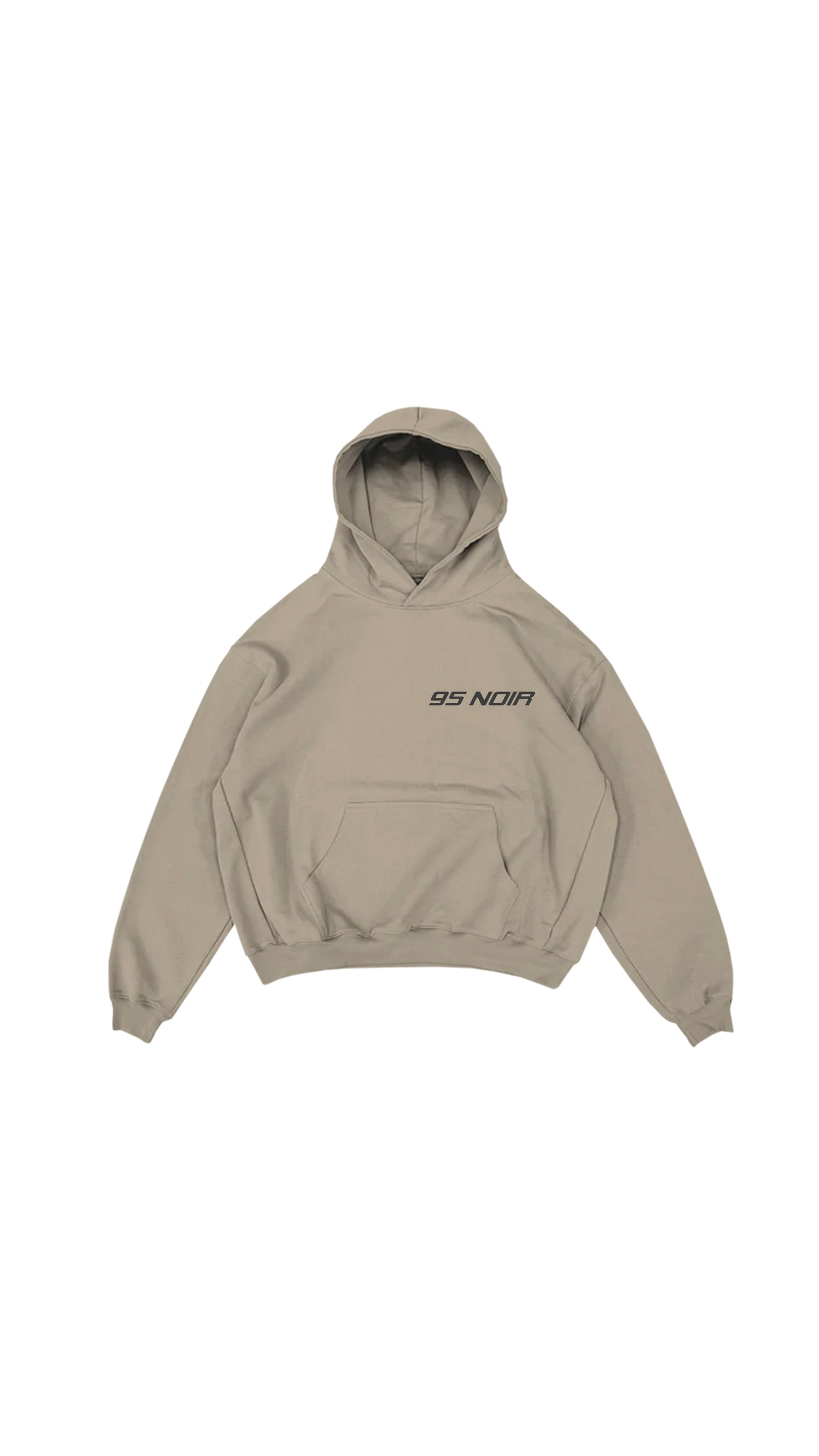 Heavy French Terry Logo Hoodie "Beige"