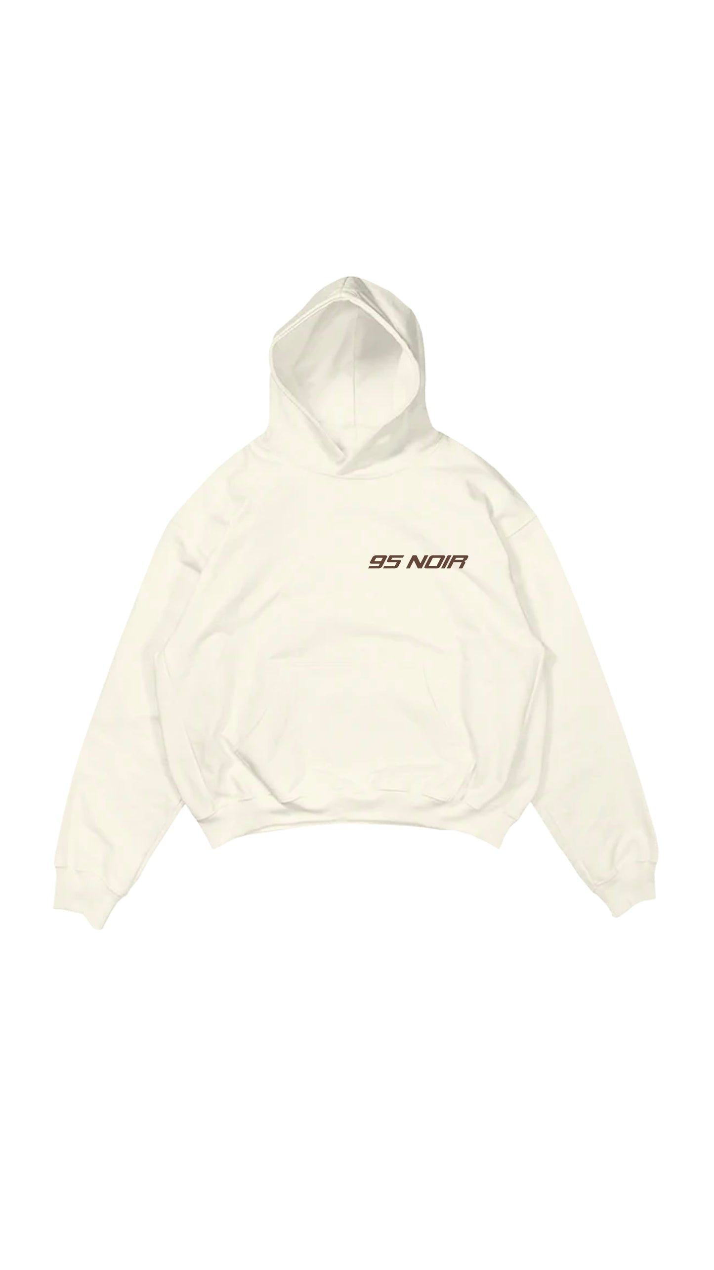 Heavy French Terry Logo Hoodie "Cream"