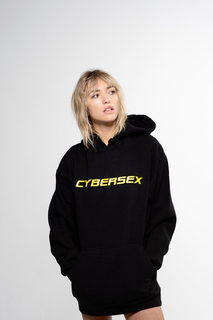 Yellow cybersex hoodie